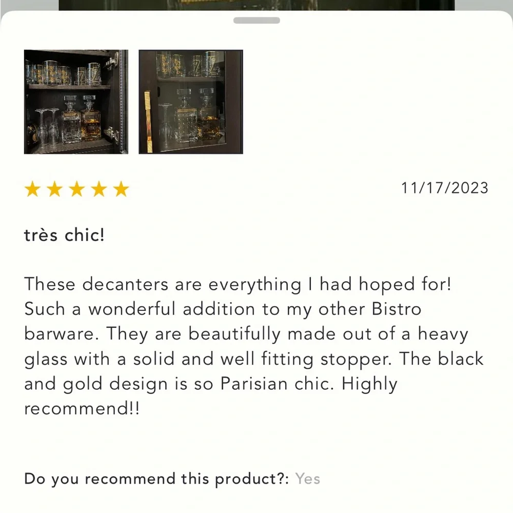LAST ONE🔥Bistro Tile Decanter - Picture 10 of 11